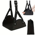 Airplane Footrest with Adjustable Strap, Portable Hammock Leg Rest, Perfect Travel Accessories