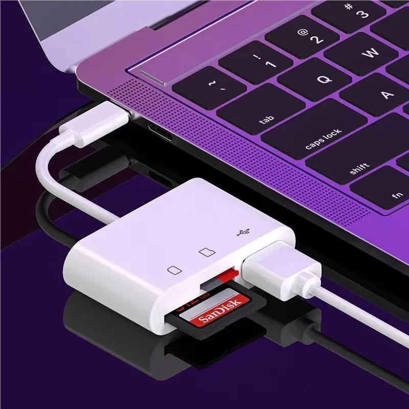 Type C Adapter TF CF Sd Memory Card Reader OTG Writer Compact Flashusb-C for Lpad Pro Huawei Macbook Samsung Xiaomi Cardreader