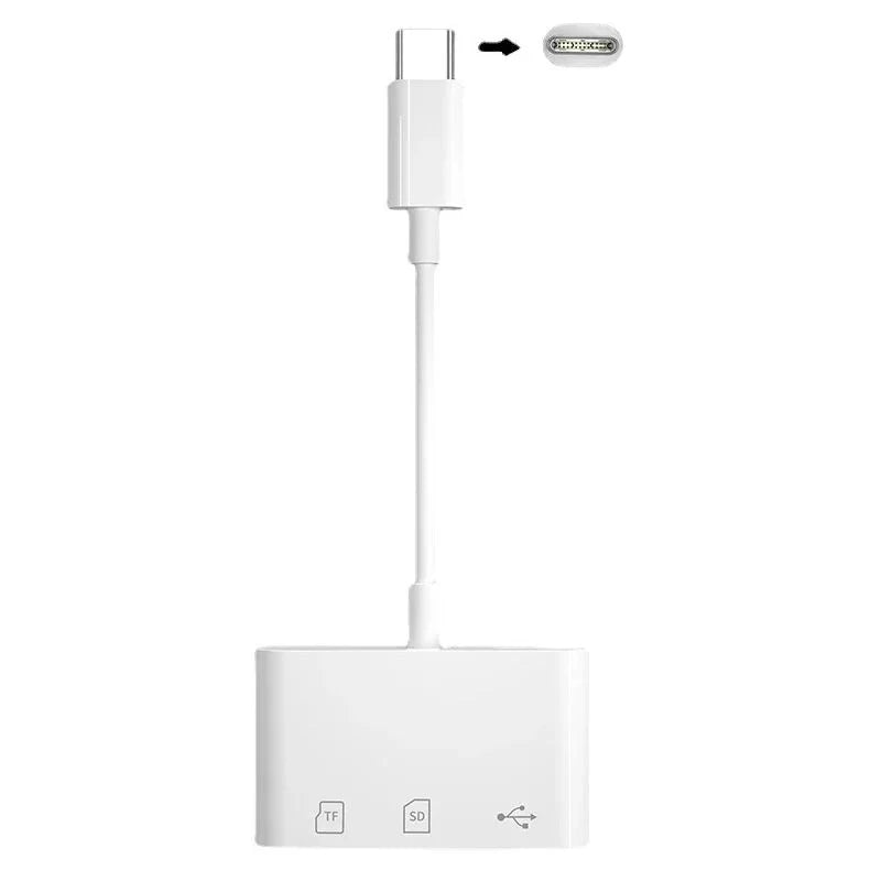 Type C Adapter TF CF Sd Memory Card Reader OTG Writer Compact Flashusb-C for Lpad Pro Huawei Macbook Samsung Xiaomi Cardreader