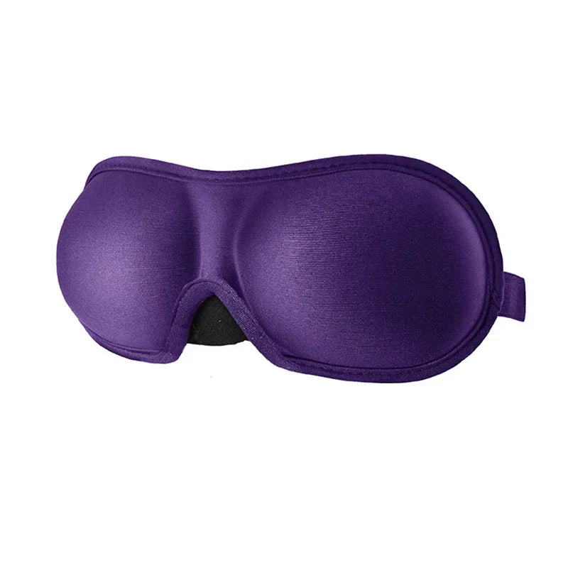 3D Contoured Blackout Sleep Mask – Soft & Breathable Eye Mask for Travel