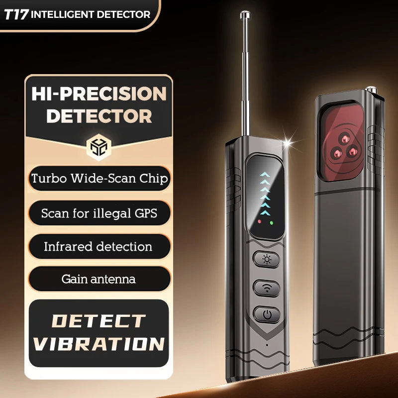 T17 hidden camera and GPS tracker detector