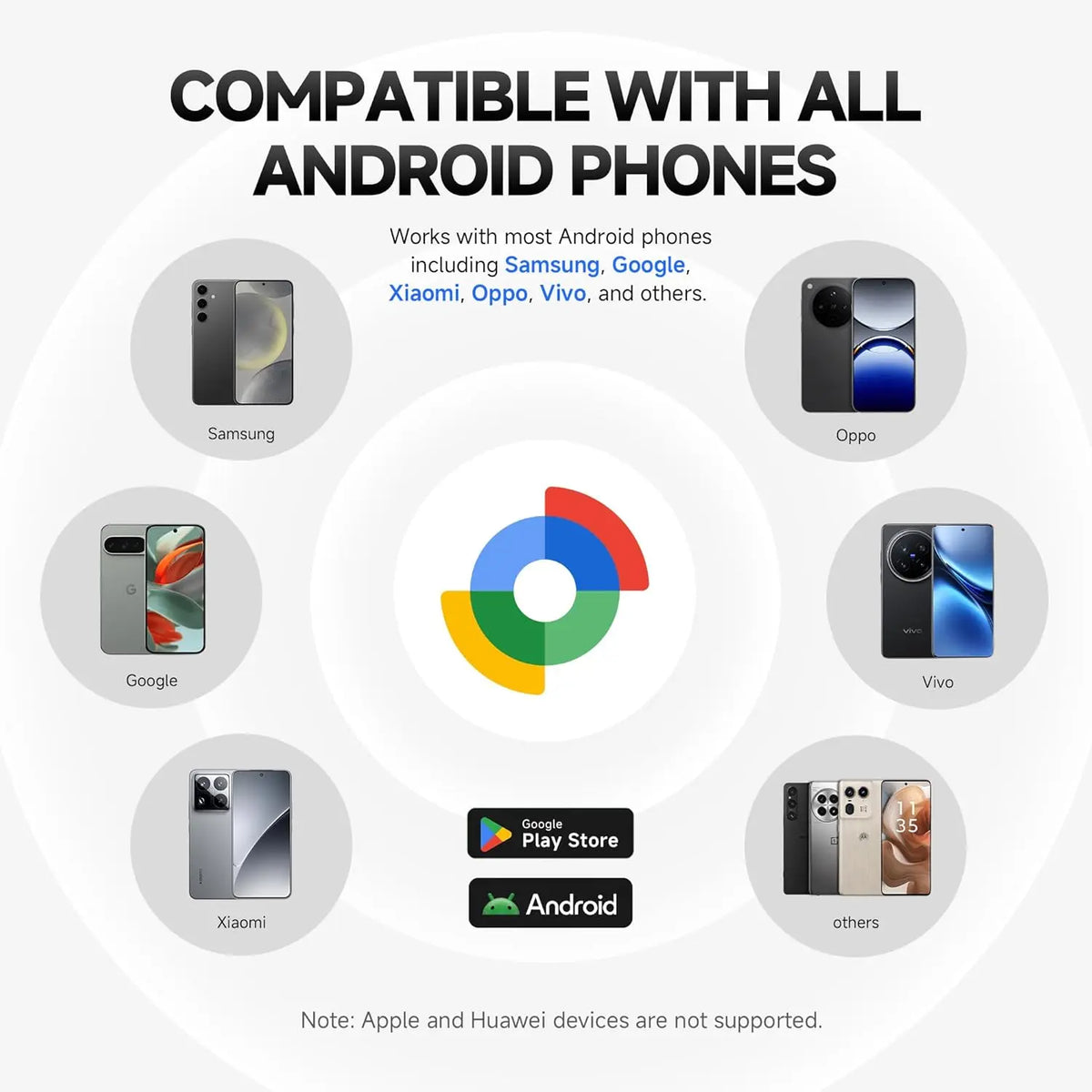 Bluetooth tracker color options