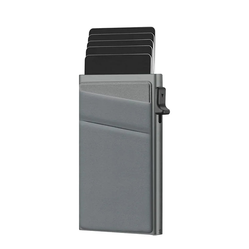 RFID-Bloking Aluminum Pop-Up Wallet