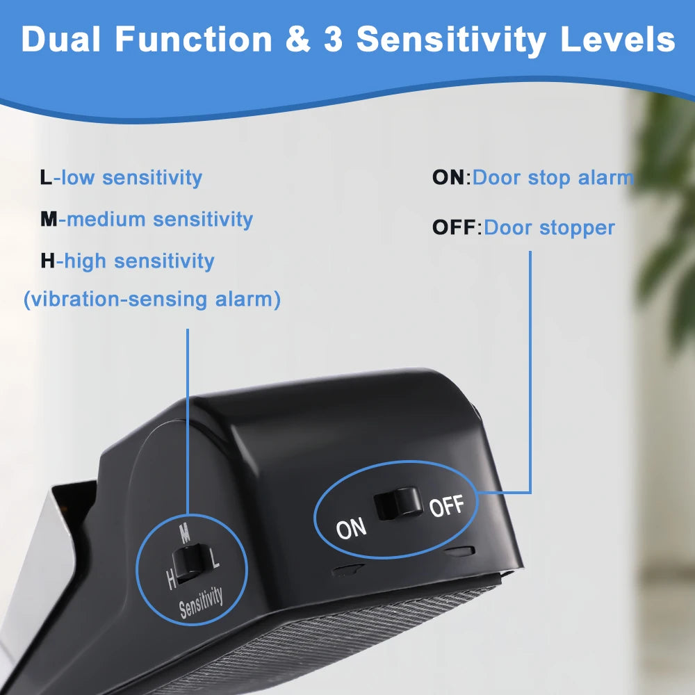Door stop alarm packaging