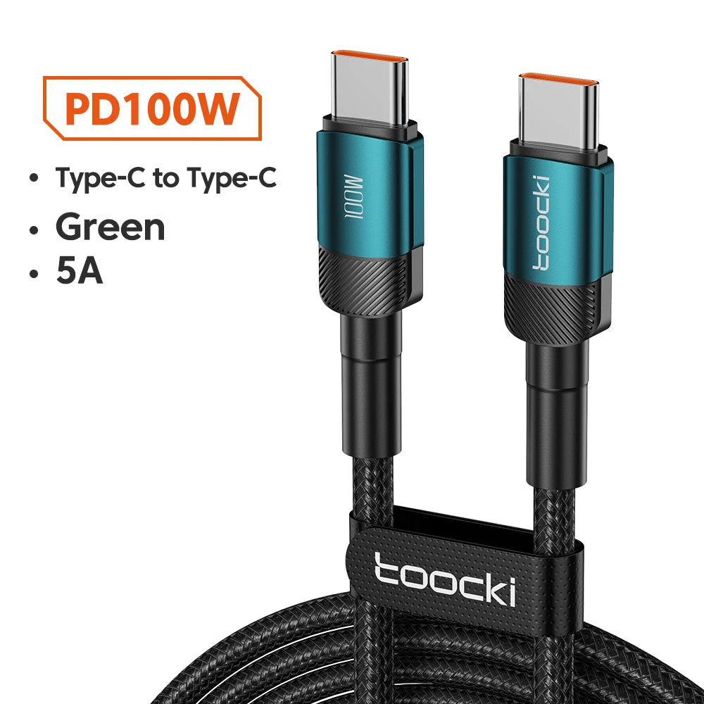 Toocki 100W USB C-Fast charging Cable