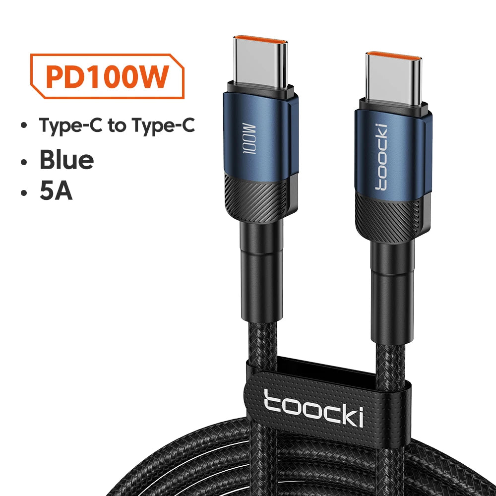 Toocki 100W USB C-Fast charging Cable