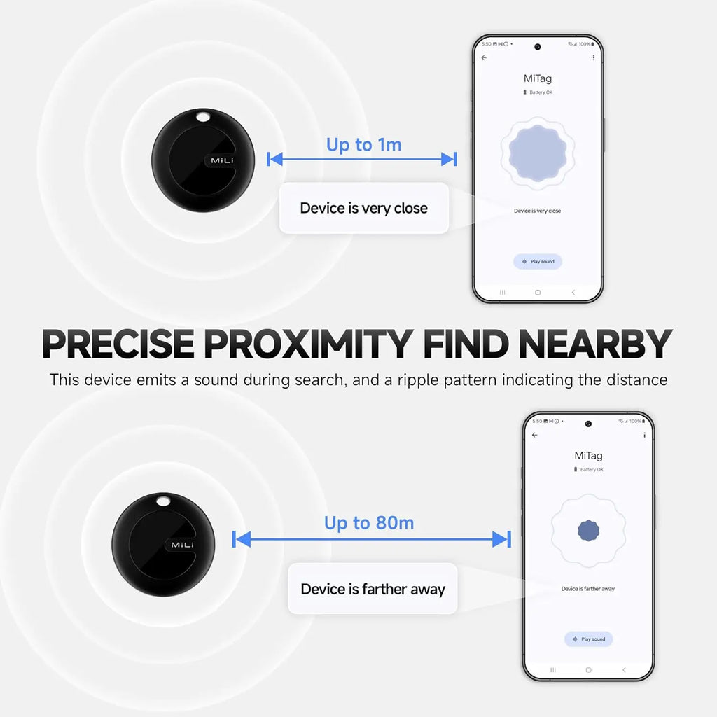 Bluetooth tracker size detail