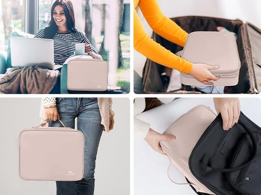 Charger Organizer Travel Case for Women - Storage Case for Cables, Chargers & Tech Accessories